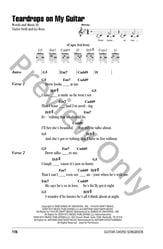 Teardrops on My Guitar Guitar and Fretted sheet music cover